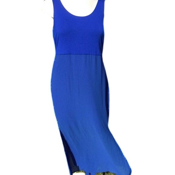 Apt. 9 Dresses & Skirts - Blue Chiffon Maxi Dress